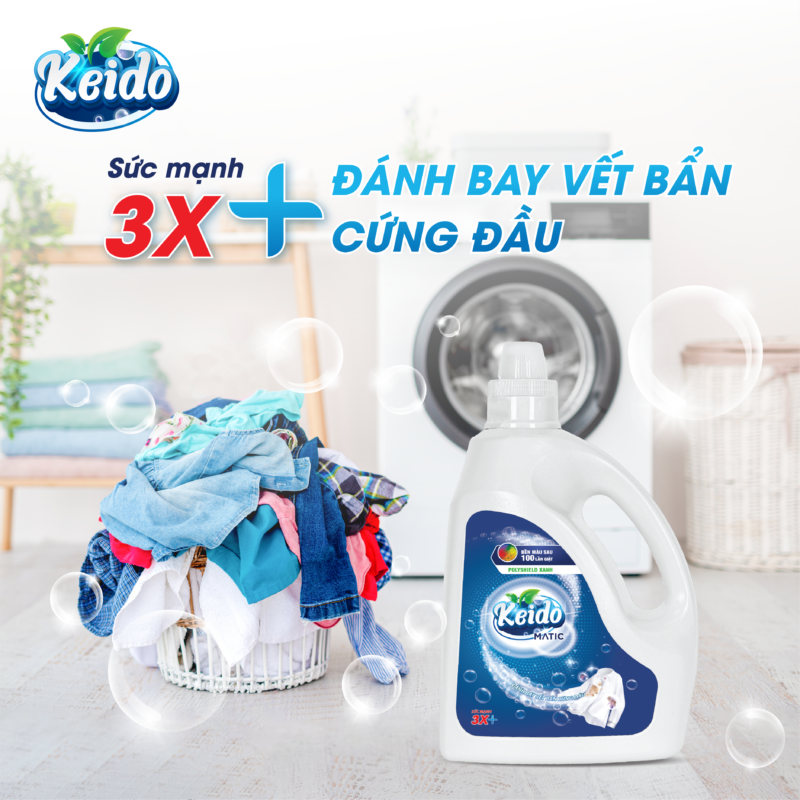 Nước giặt sạch Keido Matic