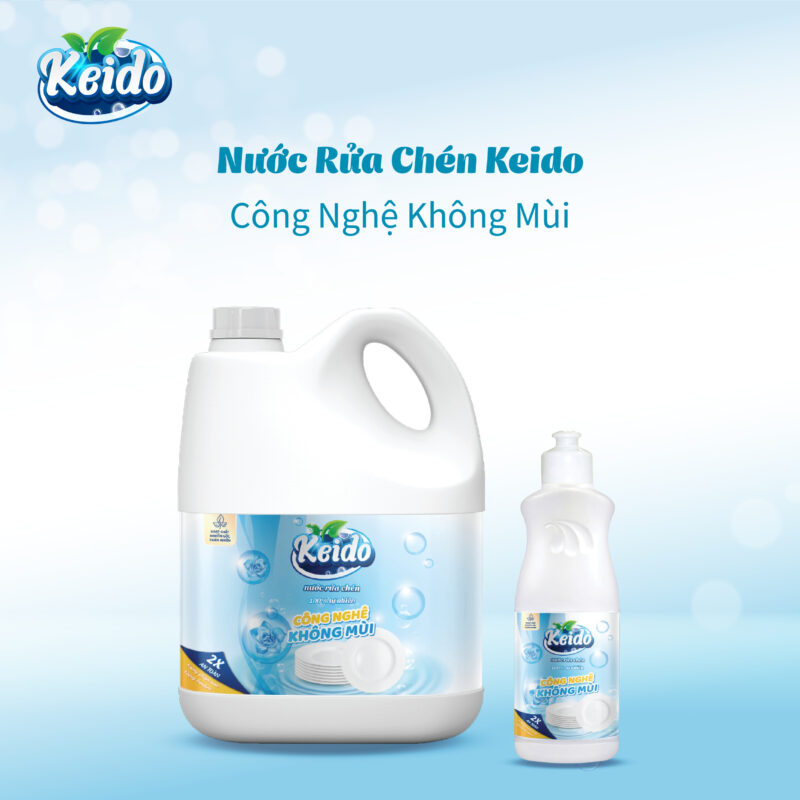 Nước Rửa Chén Keido - Công Nghệ Không Mùi