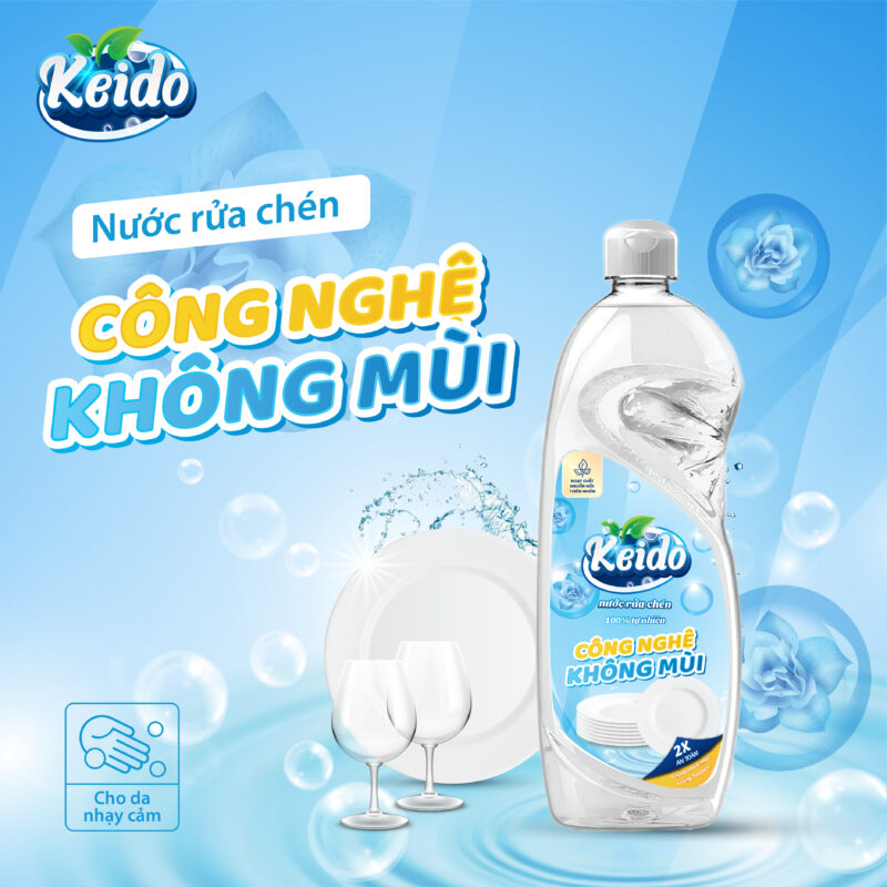 Nước giặt sạch Keido Matic