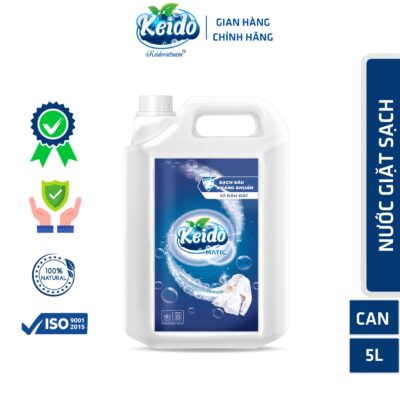 Nước giặt xả Keido x2 Lưu hương Can 5L