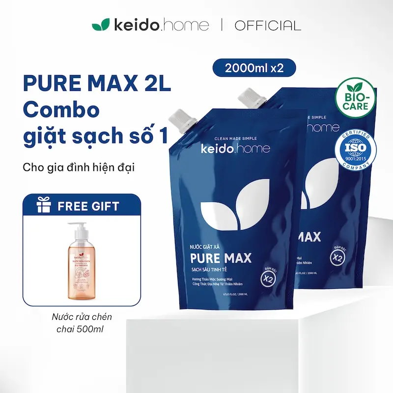Laundry Detergent keido.home Pure Max 2L Laundry Detergent keido.home Pure Max 2L